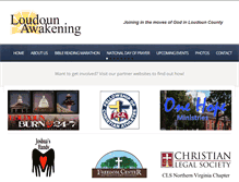 Tablet Screenshot of loudounawakening.org